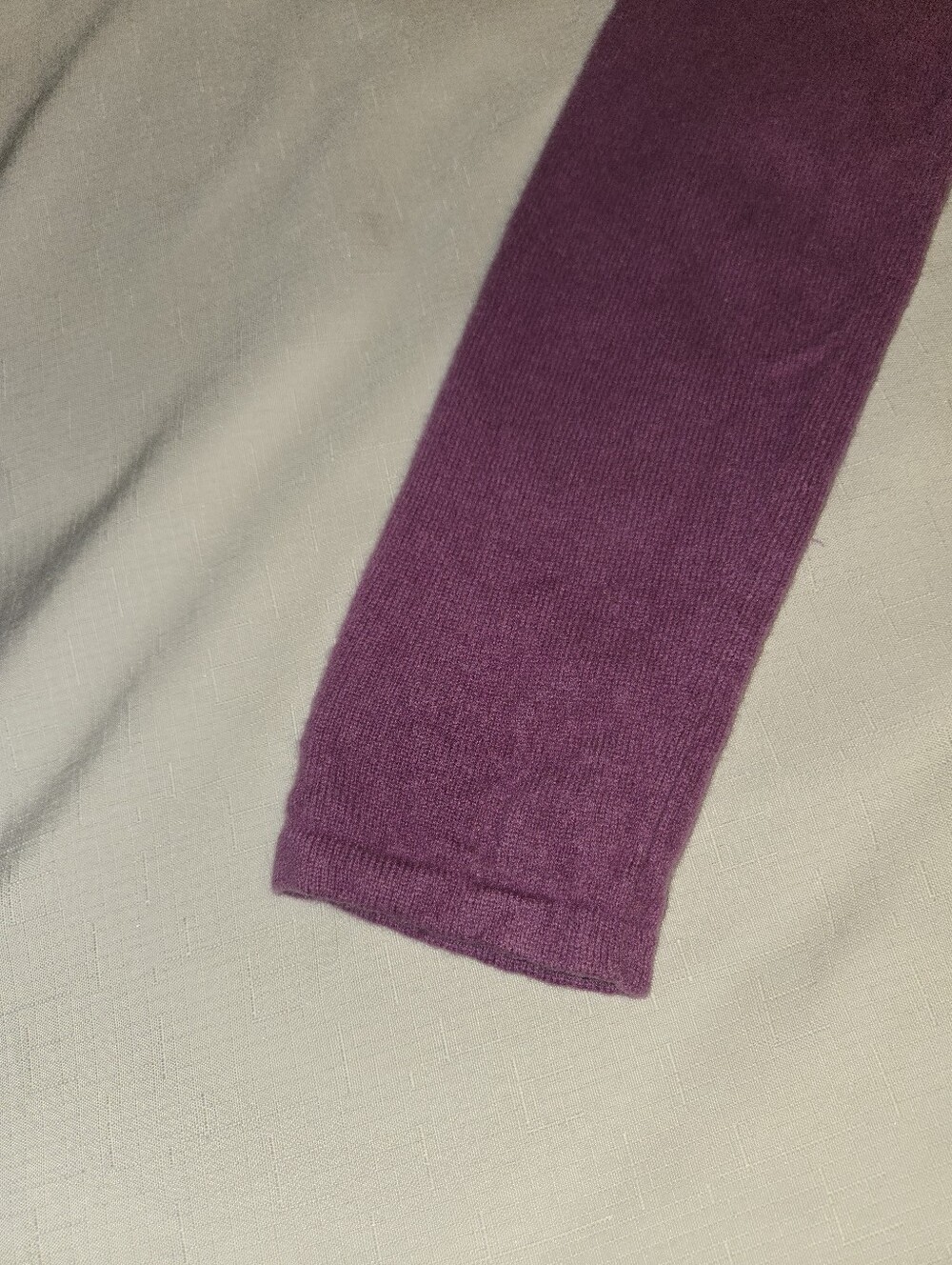 100% Cashmere Orchid Purple Crewneck Sweater L 14-16 Quiet Luxury Lands End Prep - Picture 7 of 10